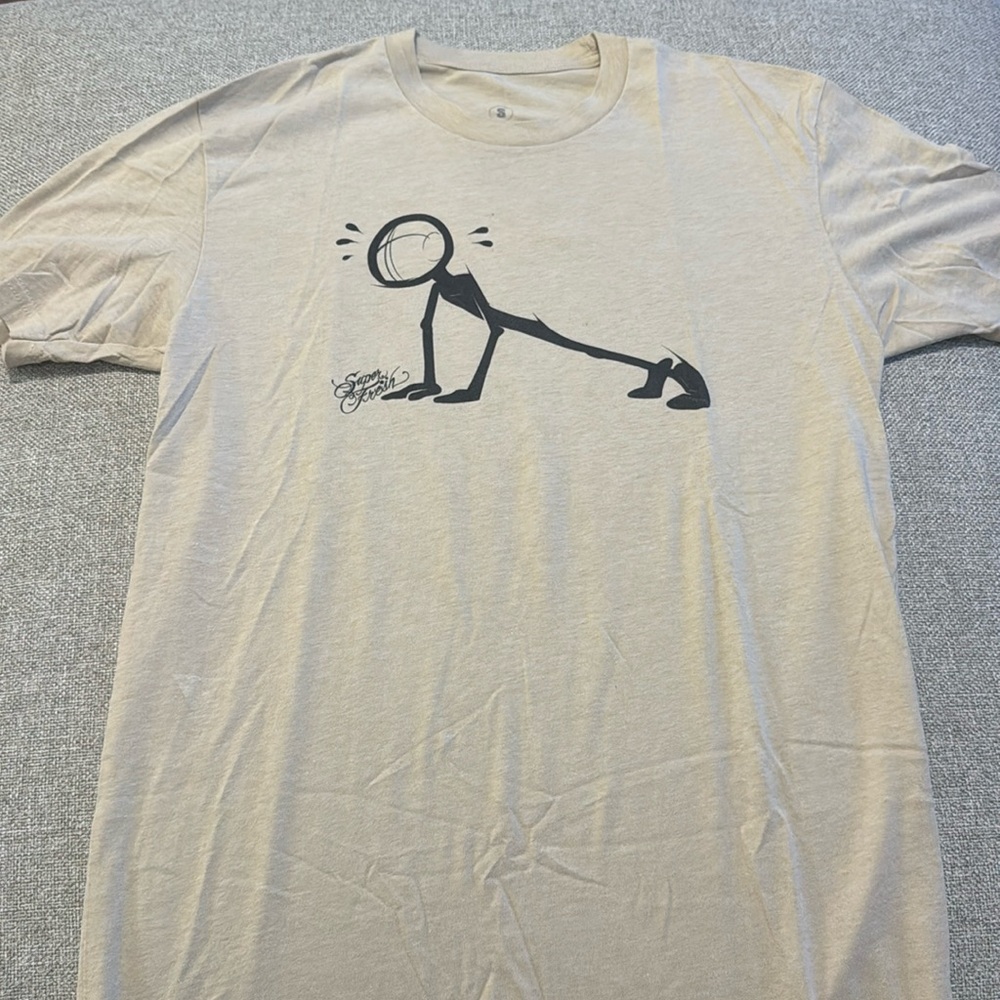 Super Fresh Push Up Stick Figure Tshirt Mens size small